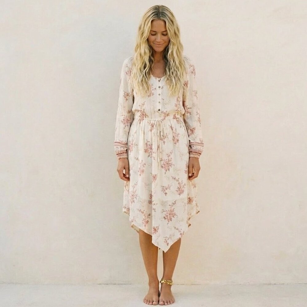 Target Knox Rose floral peasant dress, size small
